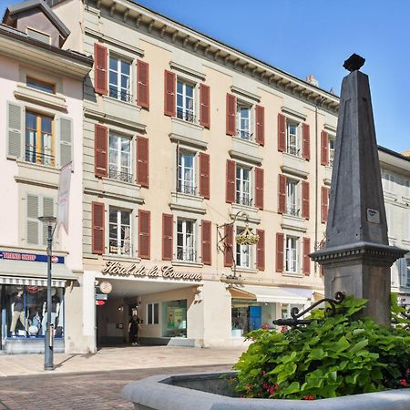 Hotel De La Couronne Морж Экстерьер фото