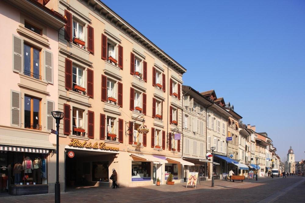 Hotel De La Couronne Морж Экстерьер фото