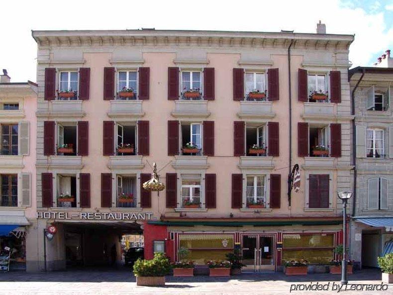 Hotel De La Couronne Морж Экстерьер фото